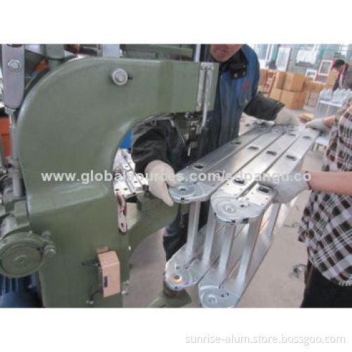 Aluminum profiles for window and door, spraying green profile, 6063-T5